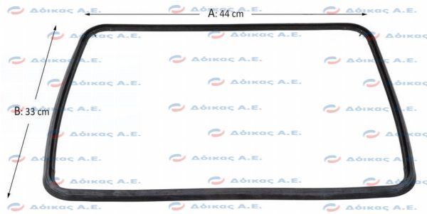 ΦΛΑΝΤΖΑ ΠΟΡΤΑΣ ΦΟΥΡΝΟΥ 440x330mm WHIRLPOOL