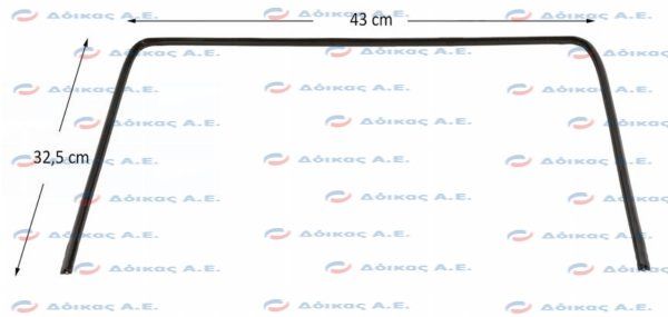 ΦΛΑΝΤΖΑ ΠΟΡΤΑΣ ΦΟΥΡΝΟΥ 430Χ325mm PITSOS