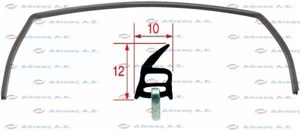 ΦΛΑΝΤΖΑ ΠΟΡΤΑΣ ΦΟΥΡΝΟΥ 560x310mm