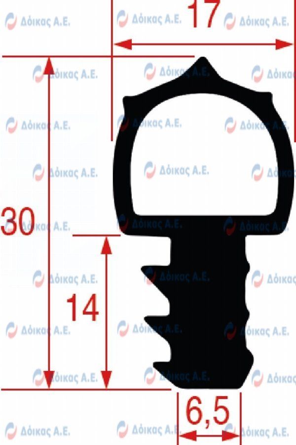 ΦΛΑΝΤΖΑ ΠΟΡΤΑΣ ΦΟΥΡΝΟΥ 700x530 mm