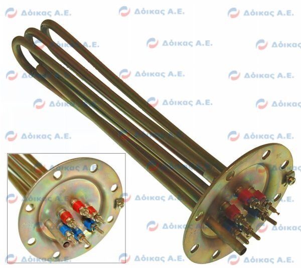 ΑΝΤΙΣΤΑΣΗ 4500W 8 ΤΡΥΠΕΣ 6ΑΚΡΑ Φ120mm