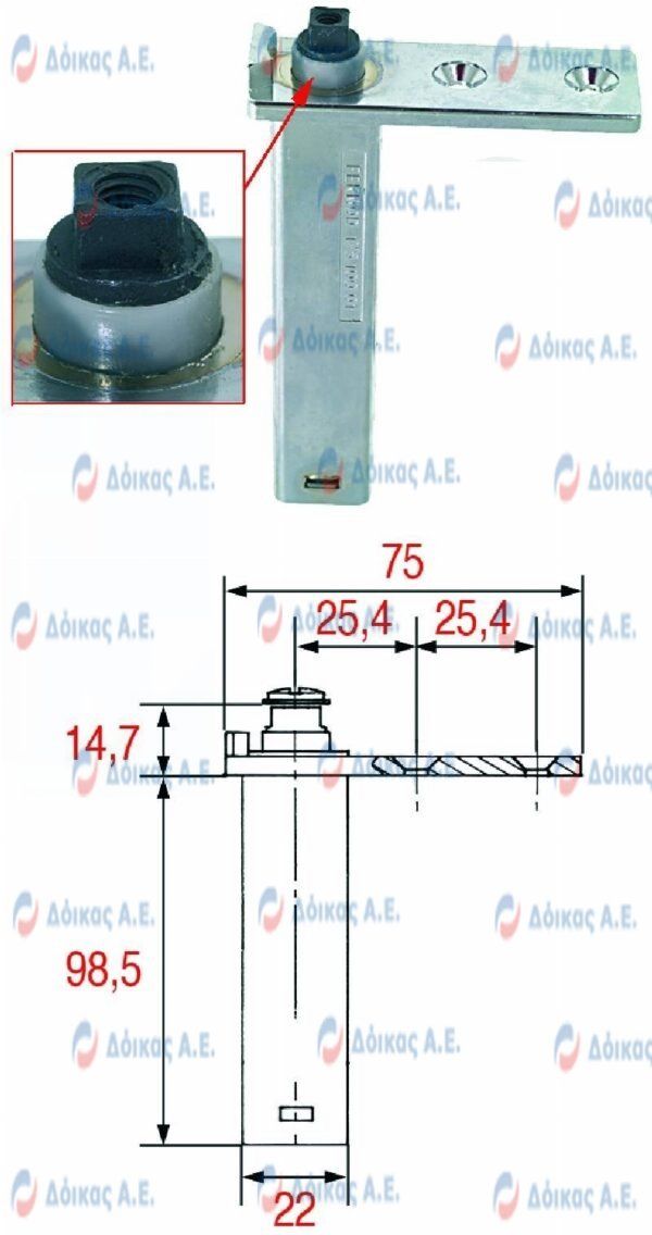 ΜΕΝΤΕΣΕΣ FERMOD 176 CARRE
