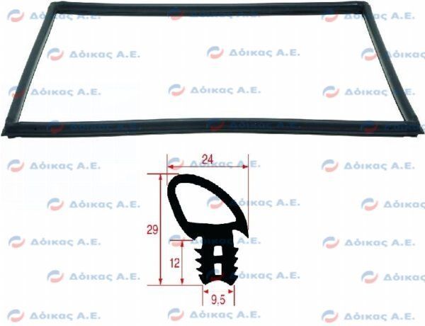 ΦΛΑΝΤΖΑ ΠΟΡΤΑΣ ΦΟΥΡΝΟΥ 640x460mm