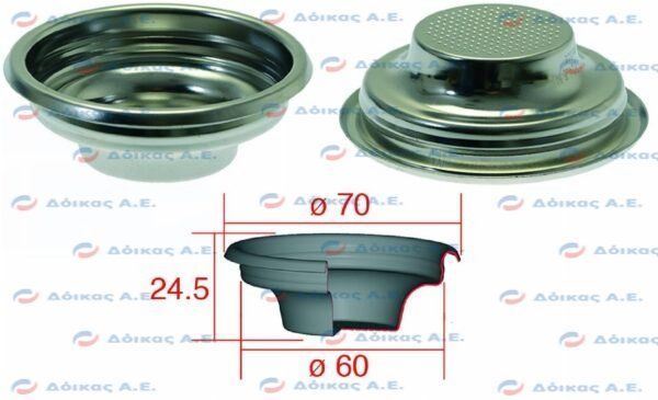ΦΙΛΤΡΟ ΓΚΡΟΥΠ ΑΚΡΙΒΕΙΑΣ IMS 6/8gr Η24,5