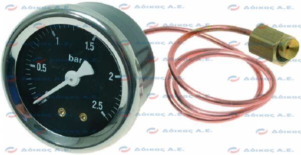 ΜΑΝΟΜΕΤΡΟ ΜΠΟΙΛΕΡ Φ49ΜΜ 0-2.5 BAR