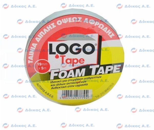 ΤΑΙΝΙΑ ΔΙΠΛΗΣ ΟΨΕΩΣ-ΑΦΡΩΔΗΣ LOGO 19mm x 5m