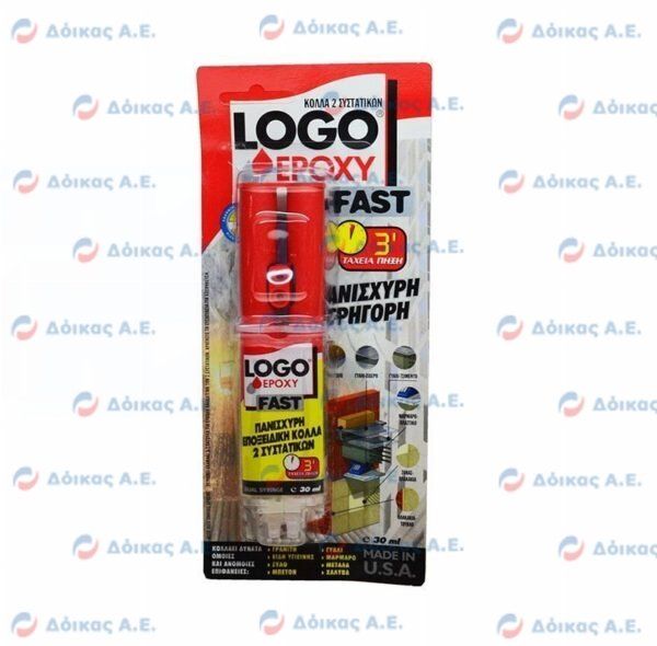 ΚΟΛΛΑ 2 ΣΥΣΤΑΤΙΚΩΝ ΤΑΧΕΙΑΣ ΠΗΞΕΩΣ 30ml LOGO