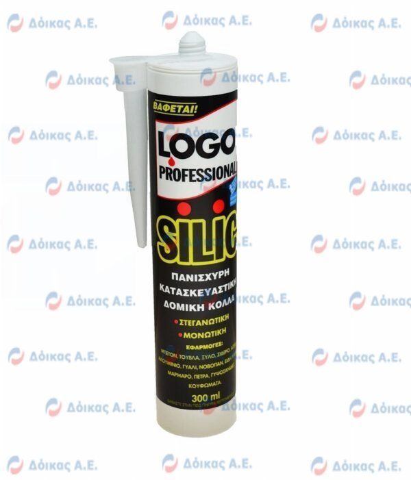 ΣΙΛΙΚΟΝΟΥΧΑ ΚΟΛΛΑ 300ml SILIC LOGO ΔΙΑΦΑΝΗ