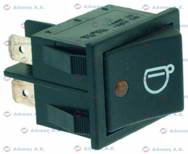 ΔΙΑΚΟΠΤΗΣ ΜΑΥΡΟΣ 8Α 250V