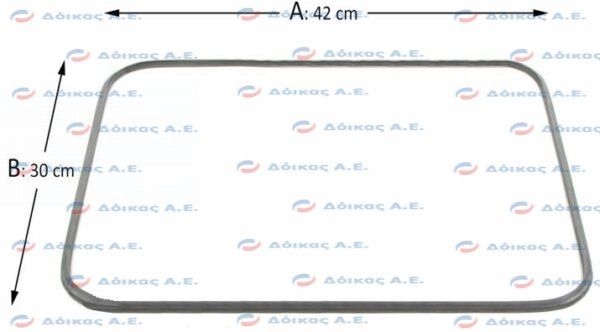ΦΛΑΝΤΖΑ ΠΟΡΤΑΣ ΦΟΥΡΝΟΥ 420x300mm ΤΕΚΑ