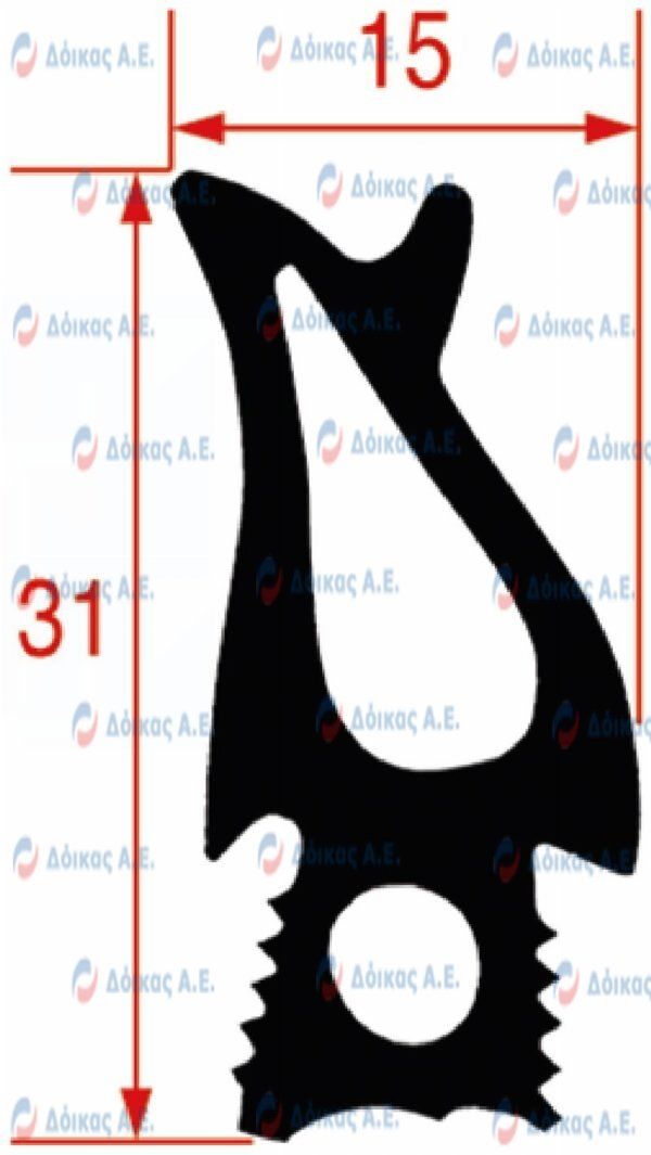 ΦΛΑΝΤΖΑ ΠΟΡΤΑΣ ΦΟΥΡΝΟΥ 760x485mm