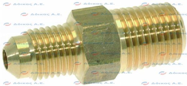 ΣΥΝΔΕΣΜΟΣ 1/4"Μ SAE~1/4"M npt