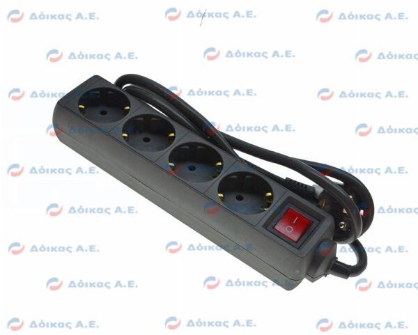 ΠΟΛΥΠΡΙΖΟ 4 ΘΕΣΕΩΝ 3x1.5mm & ΔΙΑΚΟΠΤΗ
