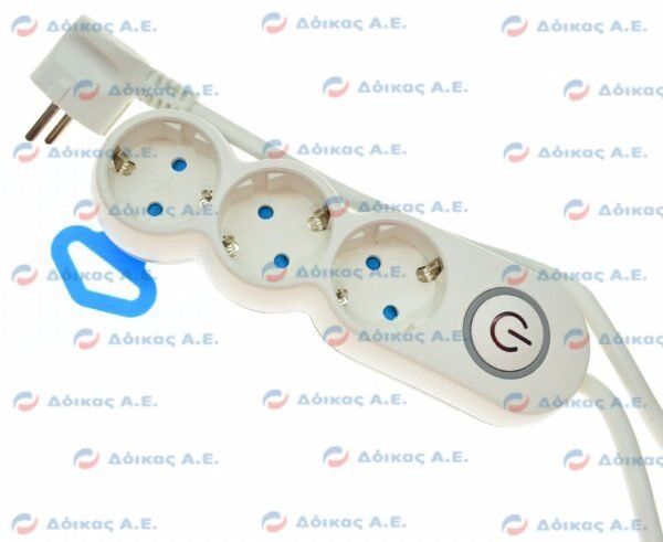 ΠΟΛΥΜΠΡΙΖΟ ΑΣΦΑΛΕΙΑΣ 3 ΘΕΣΕΩΝ 3x1.5mm & ΔΙΑΚΟΠΤΗ