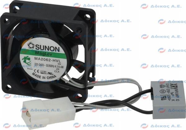 ΑΝΕΜΙΣΤΗΡΑΣ L 60mm W 60mm H 25,3mm 220-240VAC 50/60Hz 4,4W ΡΟΥΛΕΜΑΝ