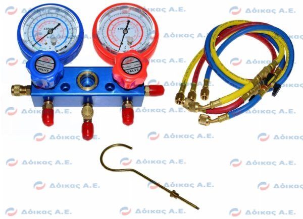 ΜΑΝΟΜΕΤΡΟ ΣΕΤ R410 COOLMAX ΚΟΜΠΛΕ ΜΕ ΛΑΣΤΙΧΑ