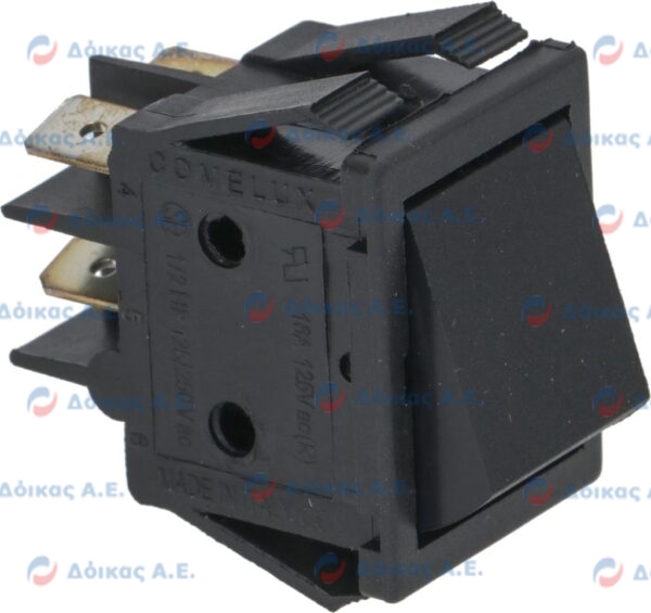 ΜΠΟΥΤΟΝ ΜΑΥΡΟ 4 ΕΠΑΦΕΣ 16Α 250V