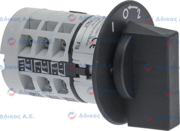 ΠΕΡΙΣΤΡΟΦΙΚΟΣ ΔΙΑΚΟΠΤΗΣ 1-0-2 230V 50Hz