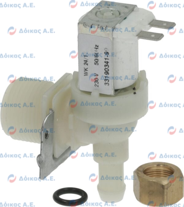 ΗΛΕΚΤΡΟΒΑΛΒΙΔΑ ΜΟΝΗ ΓΩΝΙΑ 220/240V 50/60Hz Φ10.5