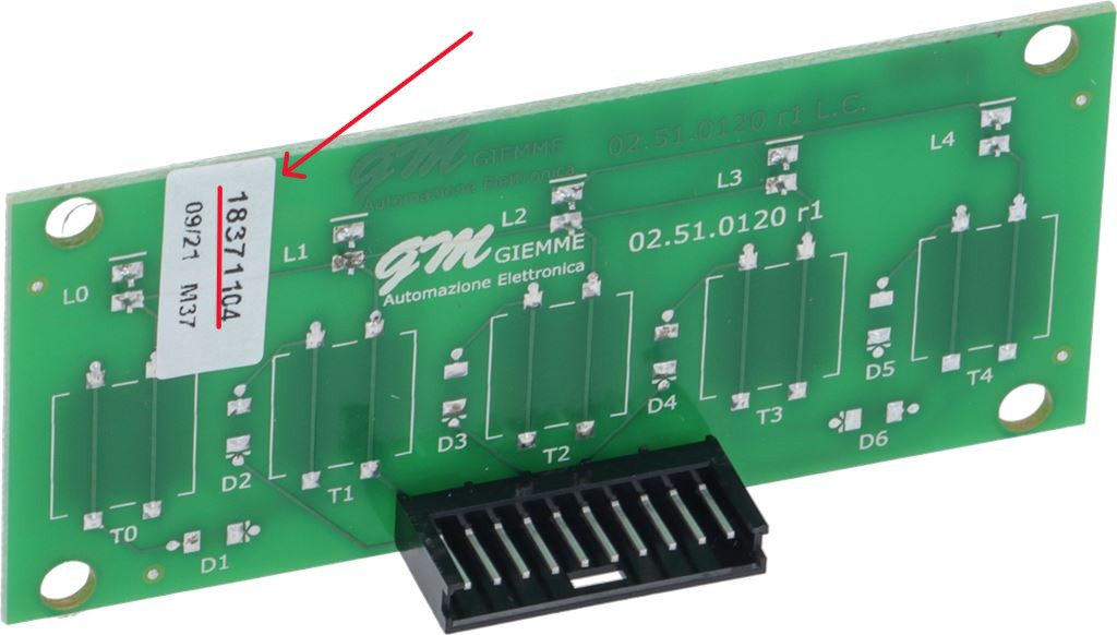 Πλακέτα μπουτονιέρας